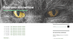 Desktop Screenshot of boersen-knowhow.de